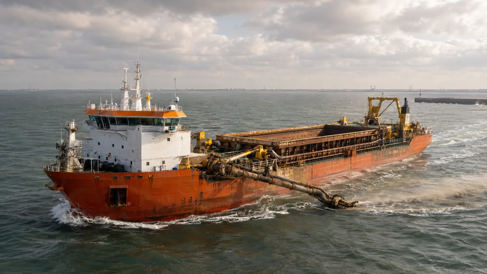 Bagger- & Werkschepen — verhoogde vloer door Anomalie System Floors