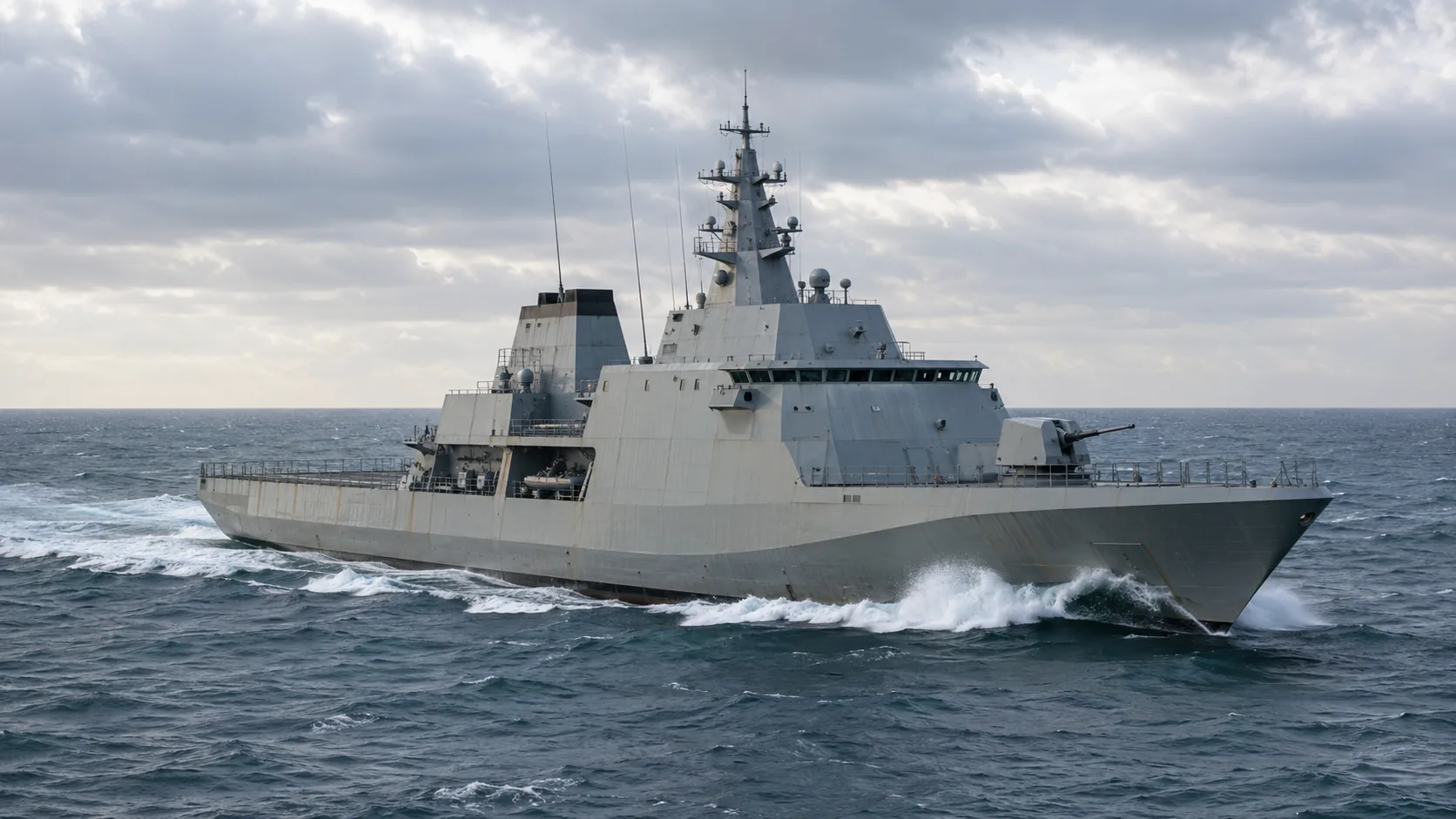 Aluminium traanplaatsvloer aan boord van een marineschip, gecertificeerd voor marine en defensie toepassingen