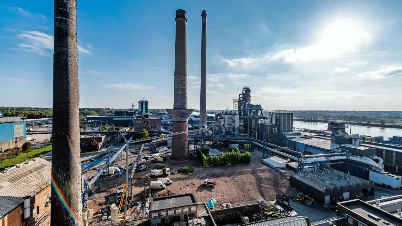 Umicore industriecomplex, systeemvloer voor zware belasting